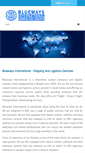 Mobile Screenshot of bluewaysintl.com